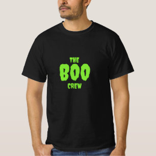T-shirt L'équipage du BOO, vert sur noir