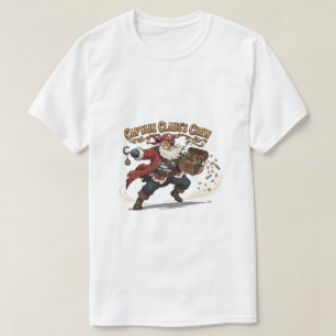 T-shirt L'équipage du capitaine Noël pirate de Noël