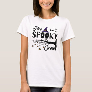 T-shirt L'équipage effrayant Halloween