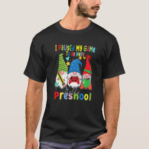 T-shirt L'Équipage Préscolaire Gnomes A Suspendu Mon Profe