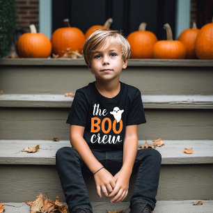 T-shirt L'équipe Boo Orange Halloween tenue de famille ass
