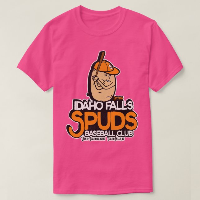 T-shirt L'Équipe De Baseball Idaho Falls Spuds Défaut (Design devant)
