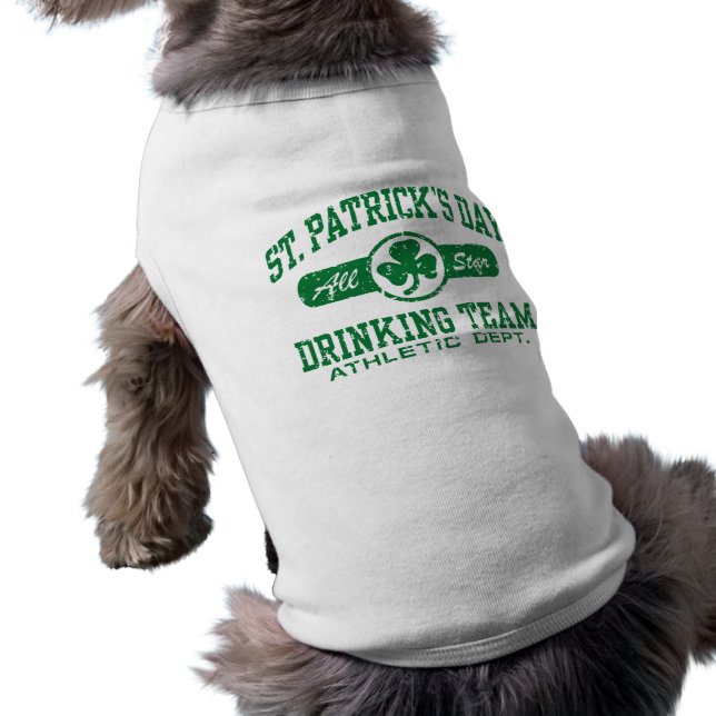 T-shirt L'équipe de boisson de la Saint-Patrick (Dos)