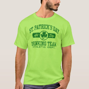 T-shirt L'équipe de boisson de la Saint-Patrick