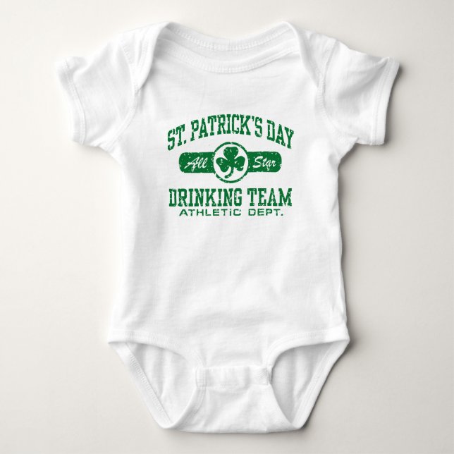 T-shirt L'équipe de boisson de la Saint-Patrick (Devant)