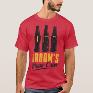 T-shirt L'équipe de brassage du marié, drôle d'équipe de m
