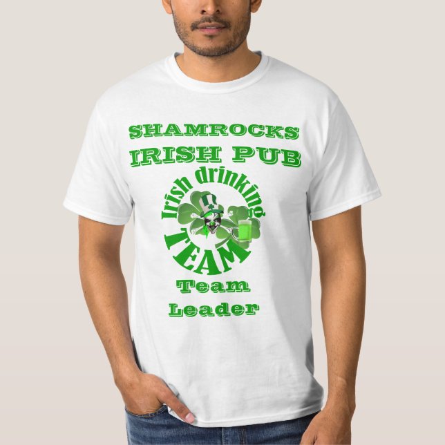 T-shirt L'équipe de buveurs de jour de St Patrick (Devant)