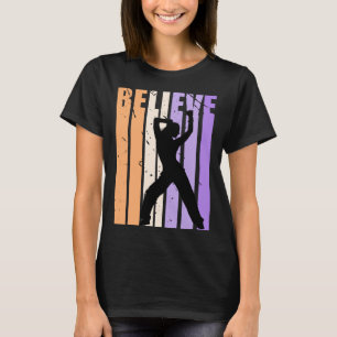T-shirt L'équipe de danse rétro pour enfants croit pratiqu