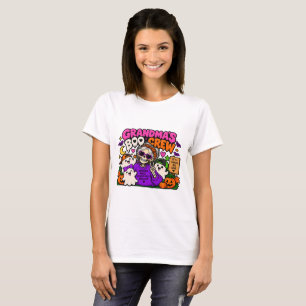 T-shirt L'équipe de fantômes de grand-mère pour un Hallowe