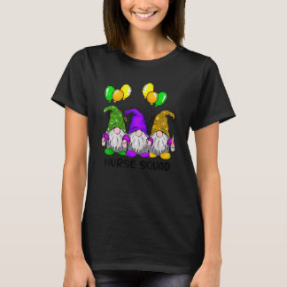 T-shirt L'équipe de infirmières des Gnomes de Mardi Gras