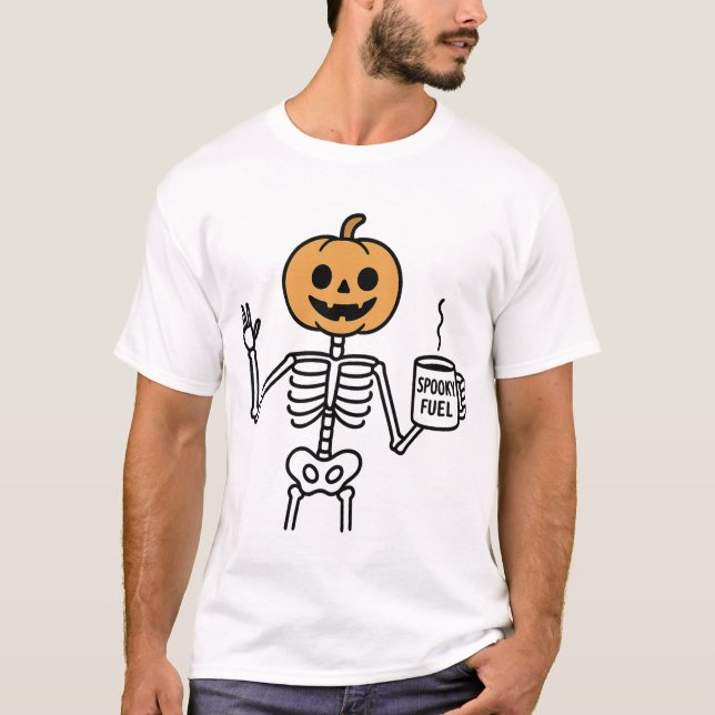 T-shirt L'équipe de la bière de citrouille (Devant)