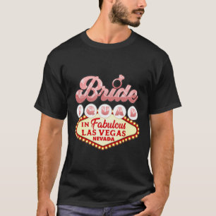 T-shirt L'équipe de la mariée à Las Vegas Drôle de demoise