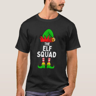 T-shirt L'équipe de lutins drôle de Noël appariement famil