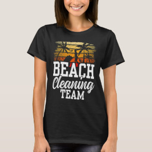 T-shirt L'Équipe De Nettoyage De Plage Plages Nettoyer La