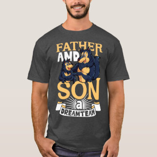T-shirt L'équipe de rêve père et fils 1
