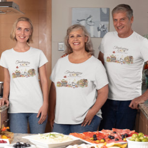 T-shirt L'équipe de Thanksgiving Réunion de famille mign