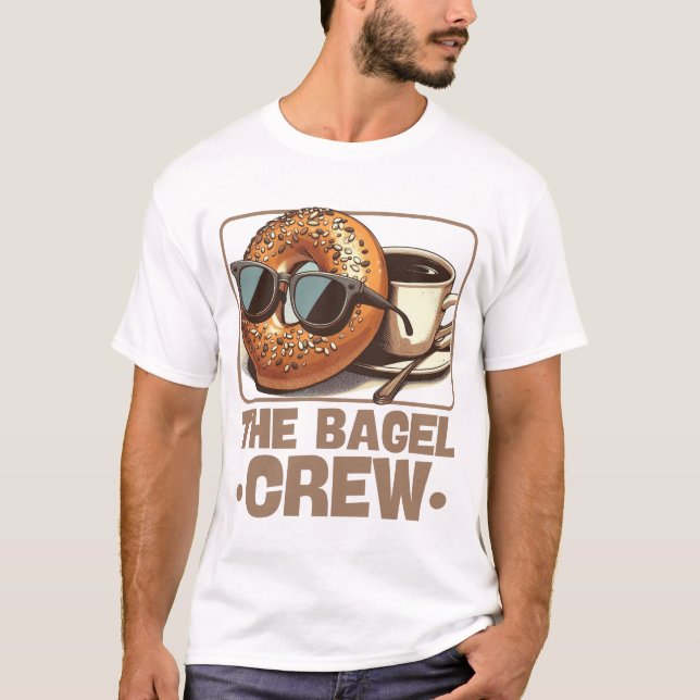 T-shirt L'équipe du bagel (Devant)