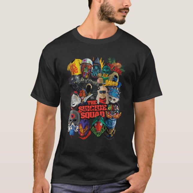 T-shirt L'équipe du suicide | Avatars stylisés (Devant)
