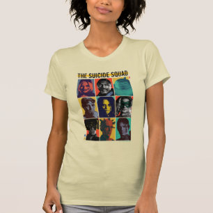 T-shirt L'équipe du suicide   Grille Rétro Avec Harley Qui