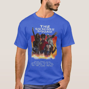 T-shirt L'équipe du suicide Poster de cinéma de style
