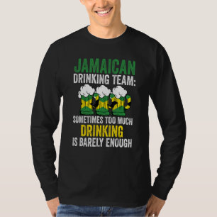 T-shirt L'équipe jamaïcaine boit jamaïcaine boit jamaïcain