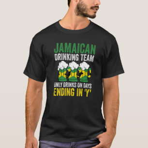 T-shirt L'équipe jamaïcaine boit jamaïcaine boit jamaïcain