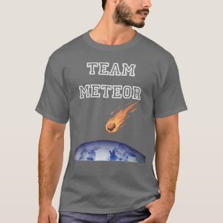 T-shirt L'équipe Meteor Percutant la fille de la planète