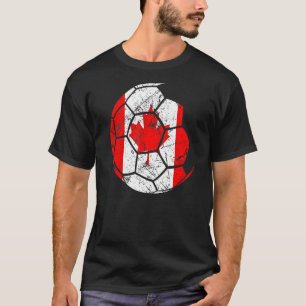 T-shirt L'Équipe Nationale De Football Du Canada Appuie Le