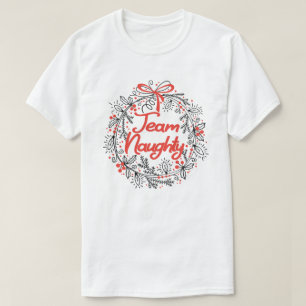 T-shirt L'équipe Naughty Funny Matching Couples Christmas