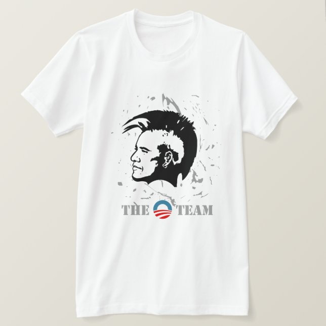T-shirt L'équipe Obama 2012 (Design devant)
