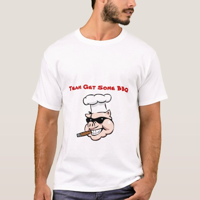 T-shirt L'équipe obtiennent un certain BBQ (Devant)