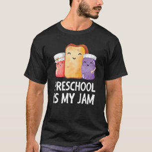 T-shirt L'équipe préscolaire est ma confiture Arc-en-ciel