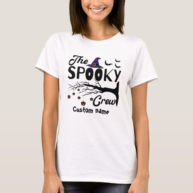 T-shirt L'équipe Spooky Halloween (Devant)