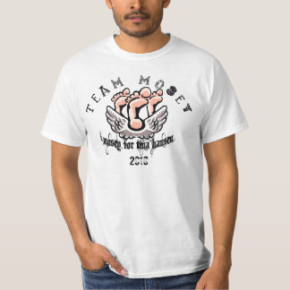 T-shirt L'équipe tourbillonnée marchent d'un pas