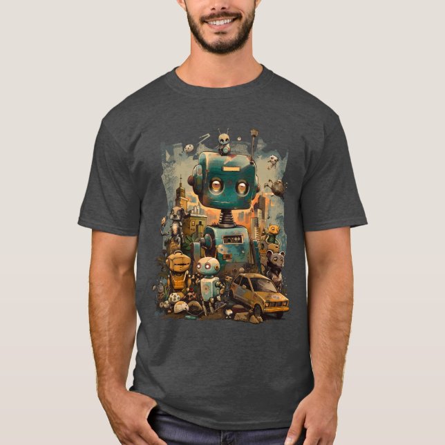 T-shirt L'ère des robots (Devant)