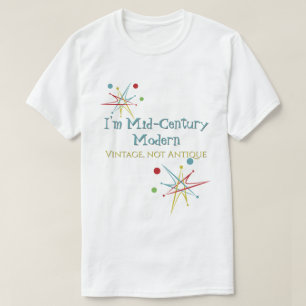 T-shirt L'ère spatiale Rétro atomique Le milieu du siècle 