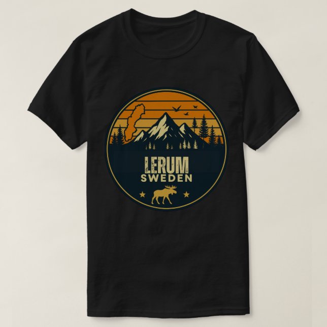T-shirt Lerum, Suède Sverige (Design devant)