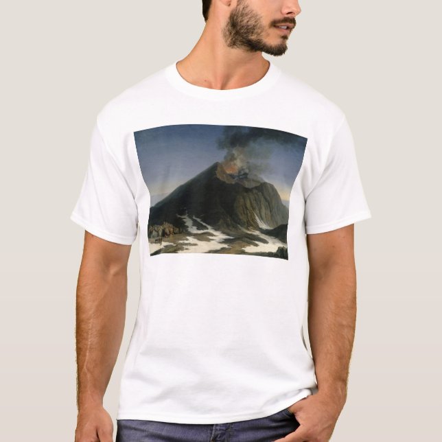 T-shirt L'éruption de l'Etna (Devant)