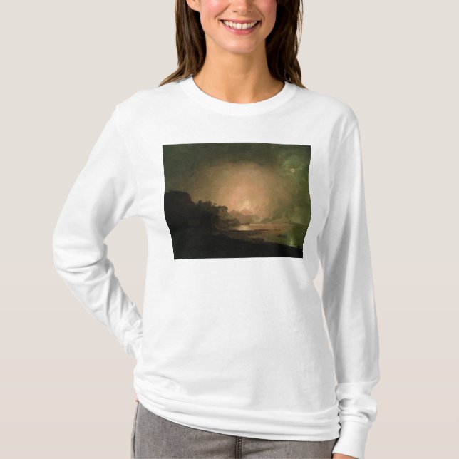 T-shirt L'éruption du mont Vésuve (Devant)