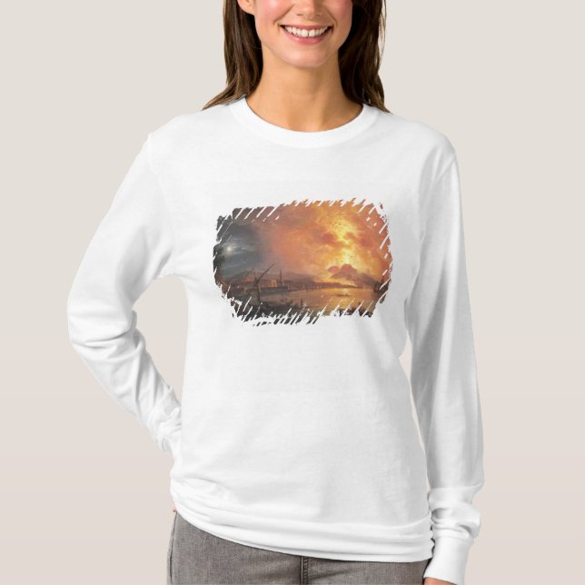 T-shirt L'éruption du Vésuve (Devant)