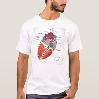 T-shirt Les 12 principes de 9/12 projet - coeur américain