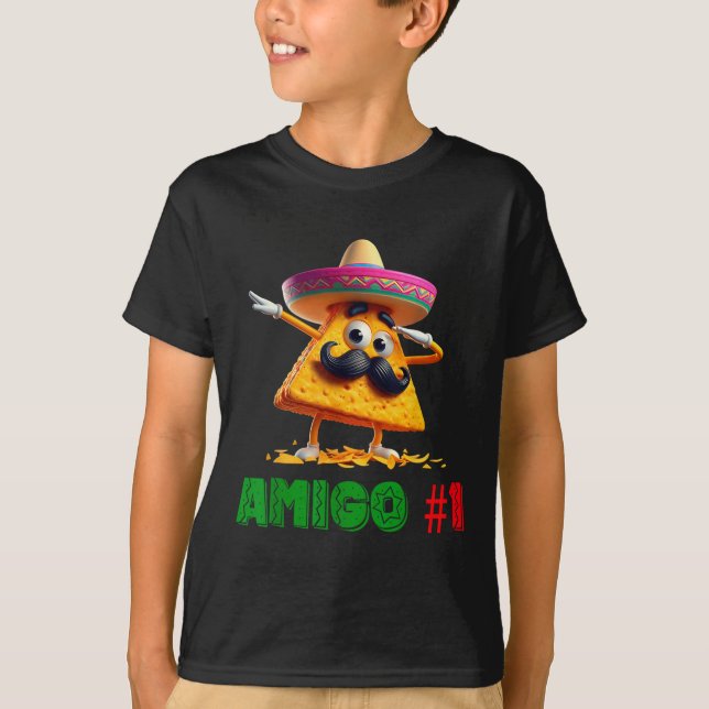 T-shirt Les 3 Amigos Cinco De Mayo Amigo #1 Groupe Ma (Devant)