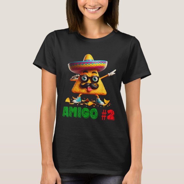 T-shirt Les 3 Amigos Cinco De Mayo Amigo #2 Group Ma (Devant)
