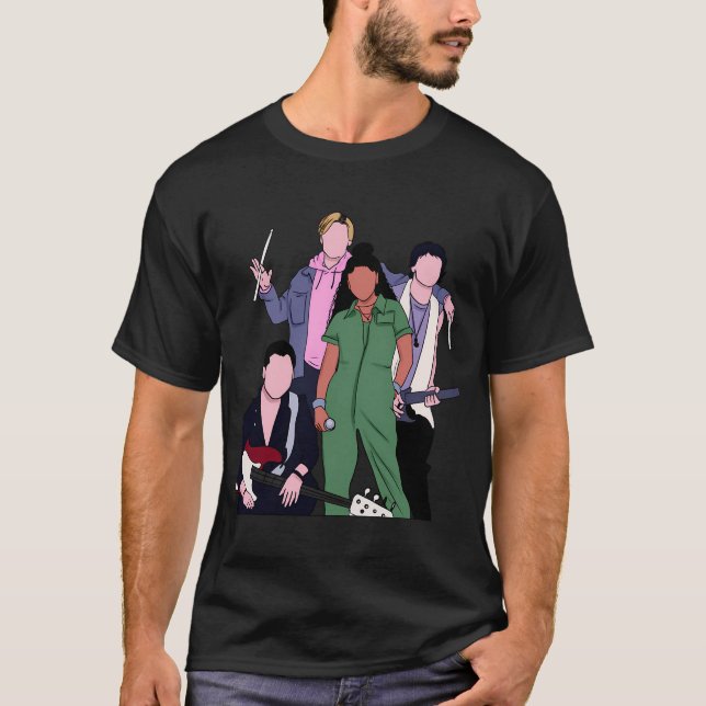 T-shirt Les 3 garçons et la fille de Sunset Curve (Devant)