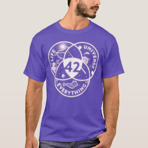T-shirt Les 42 réponses à la vie L'univers et tout