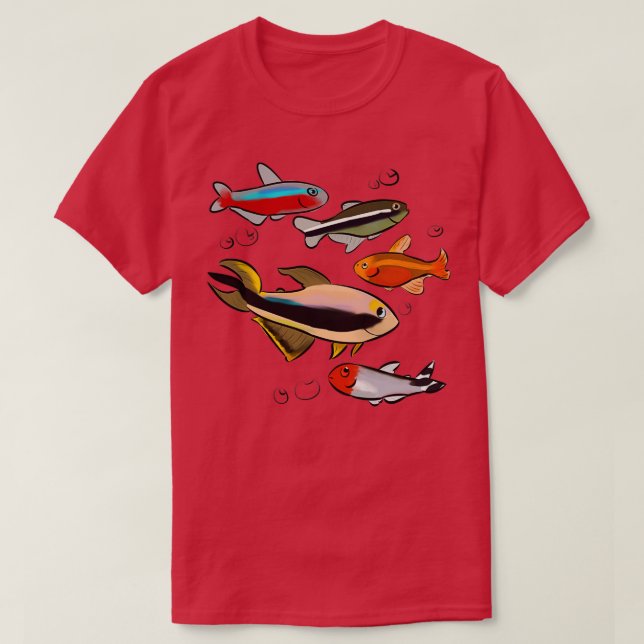 T-shirt Les 5 Tetras (Design devant)