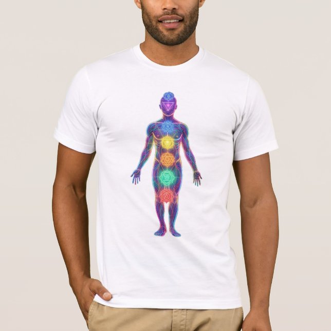 T-shirt Les 7 Chakras´2 (Devant)