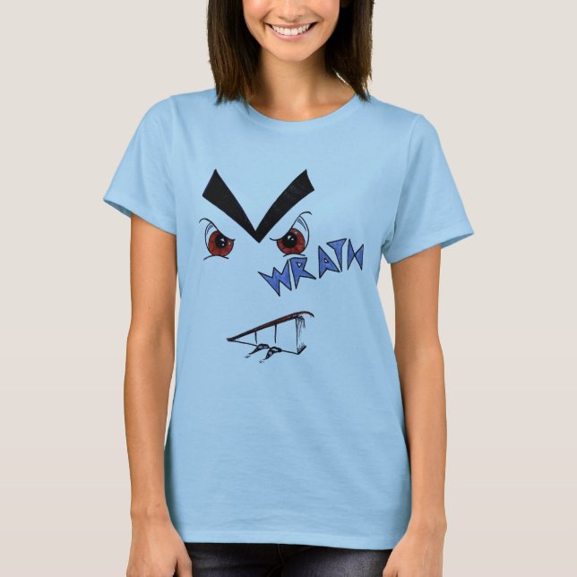 T-shirt Les 7 Péchés Capitaux — Colère (Devant)