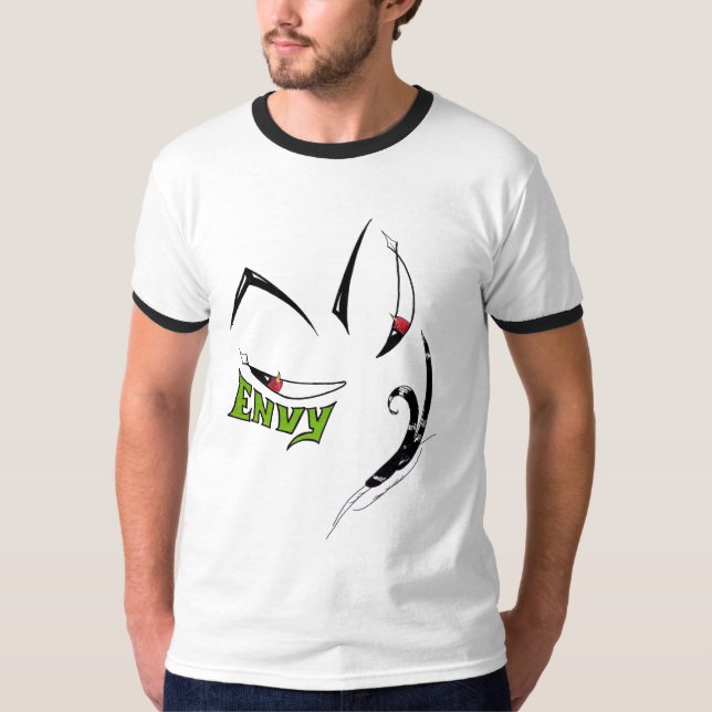 T-shirt Les 7 Péchés Capitaux — Envie (Devant)