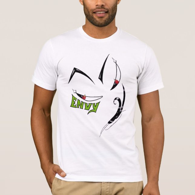 T-shirt Les 7 Péchés Capitaux — Envie (Devant)